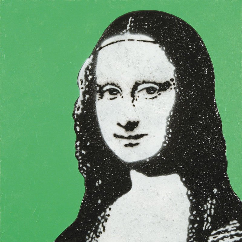 GIOCONDA — Mischtechnik auf Leinwand   50x50cm