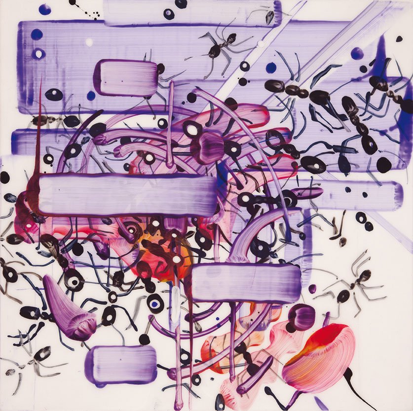 DECODIFICAZIONE 8 — Mischtechnik auf Leinwand   40x40cm