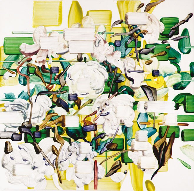 DECODIFICAZIONE 7 — Mischtechnik auf Leinwand   40x40cm