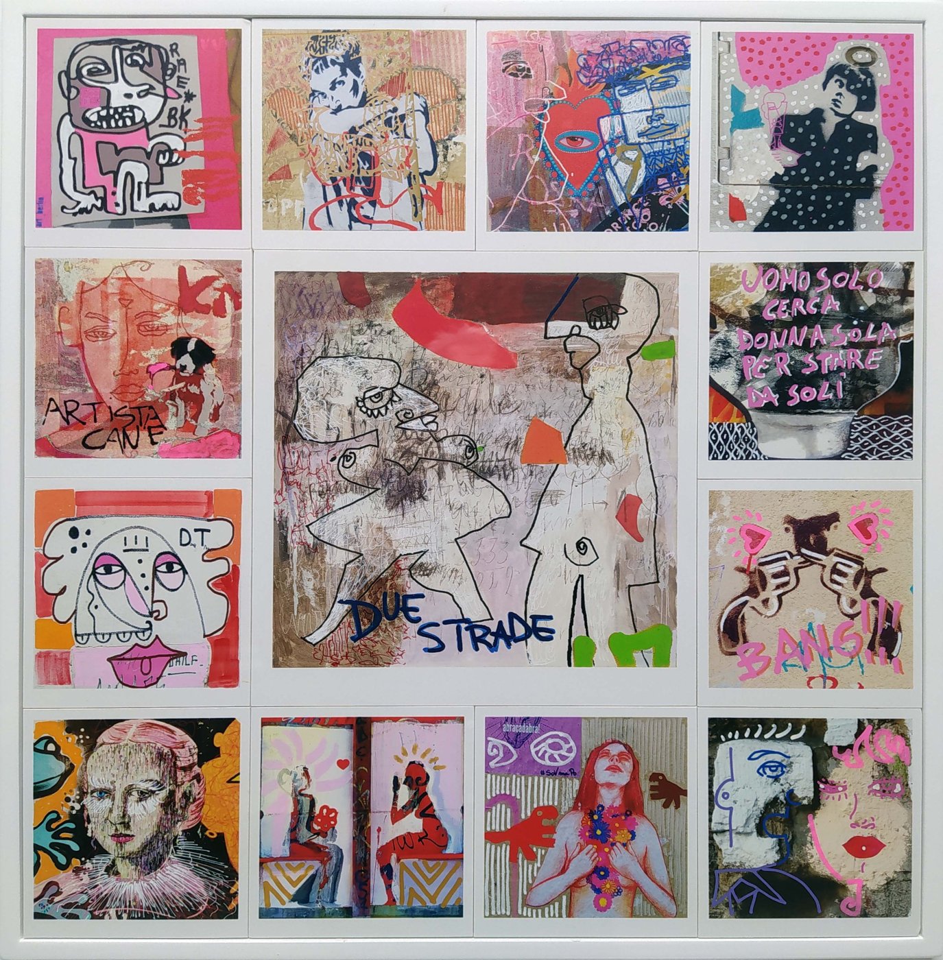 AV   DUE   STRADE   Artista Vandalo — 11,5 × 11