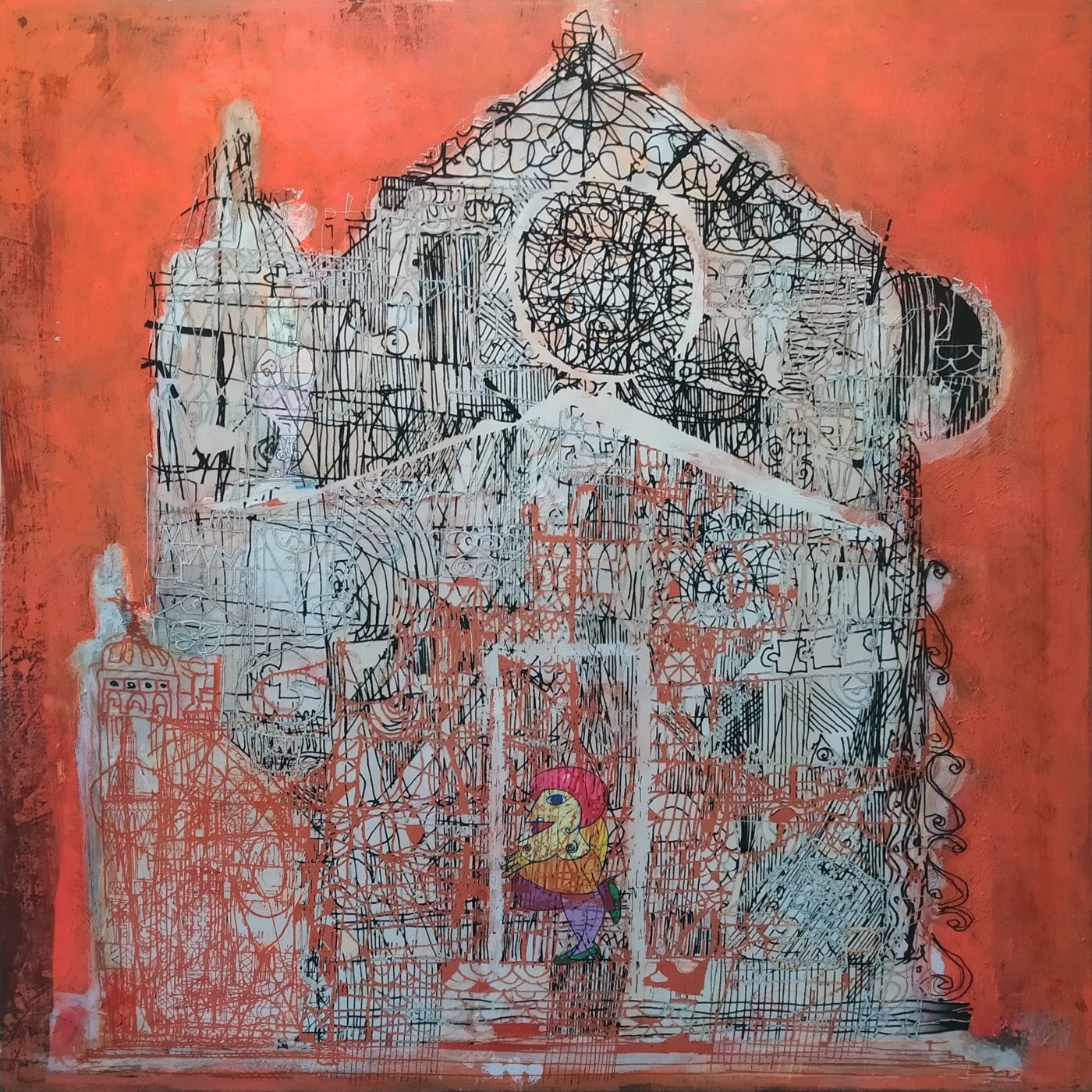 Genius loci   Kristall — 120 × 120 cm