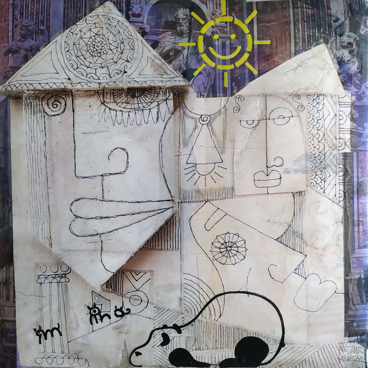 LA VOCE DEL PADRONE   Kristal Morbida — 35 × 35 2 cm