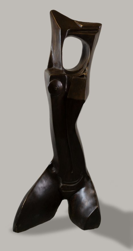 NUDO GEOMETRICO — Bronze   17x22x51cm